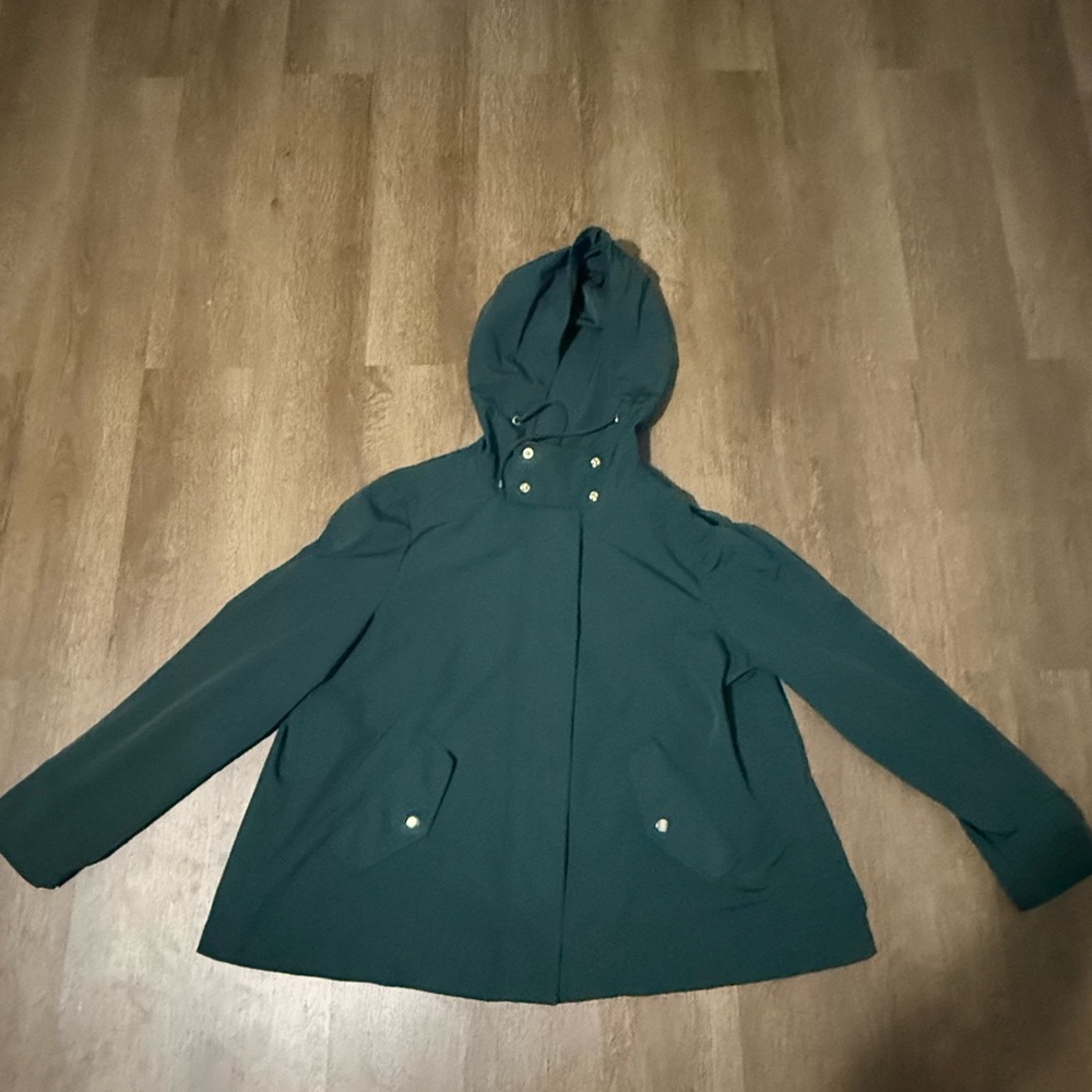 Women's Green Hooded Jacket